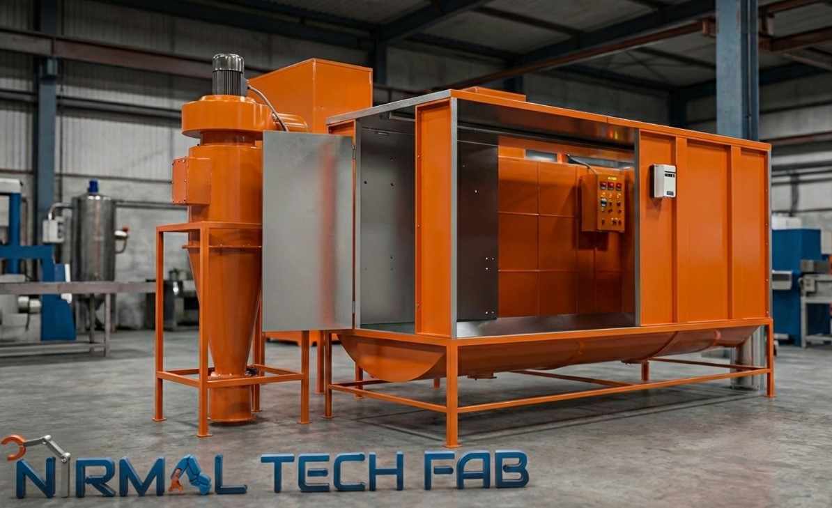 Almirah Powder Coating Plant – Complete Automated Line for Metal Cupboards with Pre-Treatment, Spray Booth, Curing Oven, Conveyor, 100kV Guns for Steel Furniture & Storage Cabinet Finishing